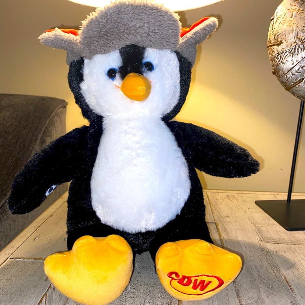 Build a bear penguin with hat Plush